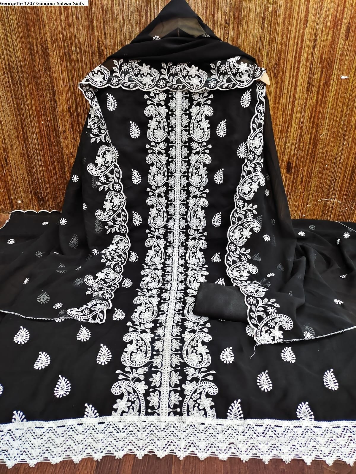 Embroidery Cotton Three Piece